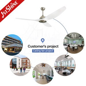 1stshine <span class=keywords><strong>Ventilador</strong></span> de techo <span class=keywords><strong>Diseño</strong></span> de diseñador Hotel Techo Decorativo Bldc Inverter 3 Cuchillas de plástico <span class=keywords><strong>Ventilador</strong></span> de techo inteligente - Product Image 5