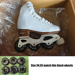 Patines en Línea de Alto Nivel Feng Quan con 3 Ruedas de PU y Freno Delantero, Chasis Integrado CNC 6061, en Stock - Product Image 4