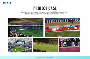 Pantalla LED Perimetral para Publicidad en Estadios Interiores/Exteriores, Pantalla para Campos de Fútbol para Grandes Eventos Deportivos, P8.33 LED Perimeter Adv - Product Image 6