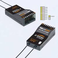 Système radio RC Microzone MC10 FHSS 2,4 GHz 10 canaux avec récepteur MC9008S PCM2048 PWM M.Bus pour course FPV, quadricoptère et avion