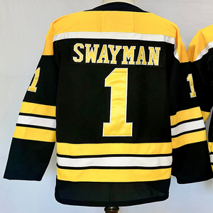 Camisetas de Hockey Cosidas para Hombre 63 Brad Marchand 1 Jeremy Swayman 73 <span class=keywords><strong>Charlie</strong></span> McAvoy 88 David Pastrnak 18 Pavel Zacha - Product Image 5