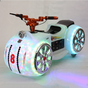 Coche Eléctrico de Juguete <span class=keywords><strong>Kidzone</strong></span> para Niños - Parque de Trampolines de Fibra de Vidrio al Aire Libre con Batería y Música - Product Image 4