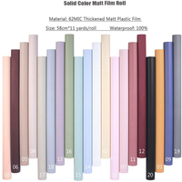 Papier d'emballage coréen multicolore rose bleu jaune fleur personnalisé pour emballage de cadeaux