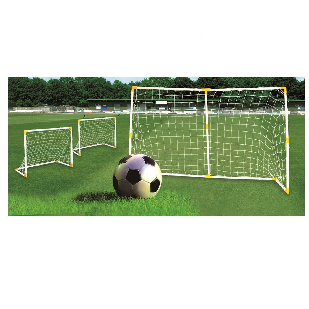 2 IN 1 PLASTIC FOOTBALL SET FOOTBALL GOAL SET FITNESS SPORT GAME FOOTBALL TRAINING HOME ENTERTAINMENT OUTDOOR GAME