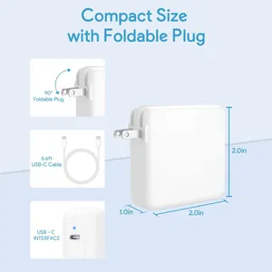 30W/61W/87W/96W/140W Power Adapter For Apple Macbook Pro Laptop Charger Phone Charger With Type-C Port