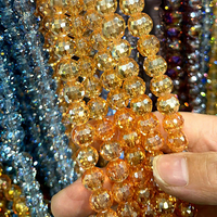 Perles de cristal en gros 2026, perles disco en cristal de 8 mm, perles en verre de cristal à 96 facettes pour la fabrication de bijoux