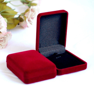 Jewelry Packaging Accessories Bags Velvet Jewelry Packaging Box For Necklace