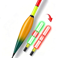 Flotteur de pêche grand format à changement de couleur activé par la morsure, pour lancer longue distance, utilisation jour et nuit, disponible en 5-30g, 3/5 points de fixation, vente en gros