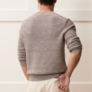 Pull-over personnalisé pour homme avec logo, fabricant de tricots OEM/ODM, marque privée, faible MOQ, pull en coton de haute qualité - Product Image 2