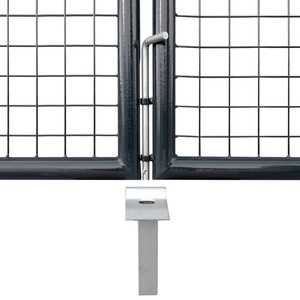 Valla de aislamiento de acero gris oscuro de 200*315cm Categoría de producto para enrejado de esgrima y puertas - Product Image 3