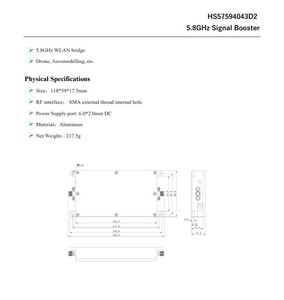 Hs57594043d2 <span class=keywords><strong>5.8GHz</strong></span> 5725 ~ 5850MHz tăng cường tín hiệu - Product Image 6