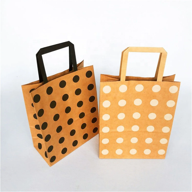 Wholesale Kraft Paper Hand Bag Food