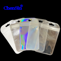 Petit sac à fermeture éclair de 7*12 cm pour accessoires, sac transparent, emballage, pochette refermable, sacs à fermeture éclair transparents