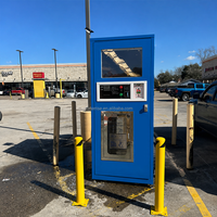 Máquina expendedora de agua automática con filtración por ósmosis inversa, estación comercial de autoservicio de agua con sistema de pago