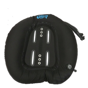 Equipo de Buceo: BCD de Montaje Trasero para Buceo Técnico con Doble Tanque, Ala de Nylon Portátil de 60 LBS con Ranuras para Correas de 4 Pulgadas - Product Image 1