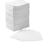 Bavette dentaire imperméable 13 x 18 pouces en papier gaufré épais, jetable et résistante aux déchirures pour usage clinique