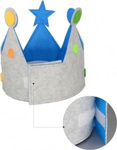 Coronas de Fieltro Reutilizables Ecológicas al por Mayor para Cumpleaños, Ajustables, con Números del 0 al 9, para Fotos de Bebés, con Logotipo Personalizado, Artículos para Fiestas - Product Image 2