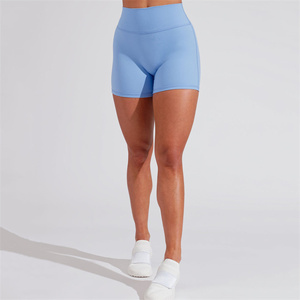 Eation OEM Taille haute <span class=keywords><strong>Tropa</strong></span> Deportiva Mujer Short d'été pour femme Ceinture large Short de cycliste - Product Image 3
