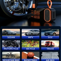 Gonfleur de pneus portable de dernière génération avec charge rapide et mode veille à économie d'énergie