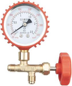 पेशेवर कारखाने धातु पीतल प्रशीतन दबाव कई गेज आवश्यक घरेलू एयर कंडीशनिंग फिटिंग भाग मैनुअल पावर - Product Image 3