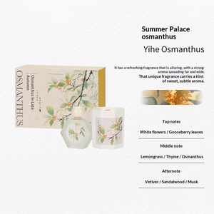 Coffret Cadeau Bougie Parfumée et Diffuseur à Bâtonnets Parfum Laurier Automnal, Ornement Aromatique Créatif pour le Festival de la Mi-Automne, Souvenir de Chambre - Product Image 5