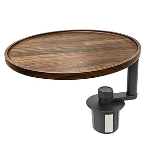 Bandeja Circular Suspendida para Coche, Cantilever Extensible de Aleación de Aluminio, <span class=keywords><strong>360</strong></span> °   Mesa de Comedor Giratoria Simple y Escritorio de Oficina - Product Image 5