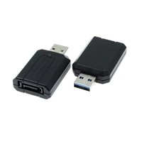 Adaptador USB 3.0 a SATA/Convertidor USB 3.0 a eSATA de Material ABS con Chipset JM539, Intercambiable en Caliente