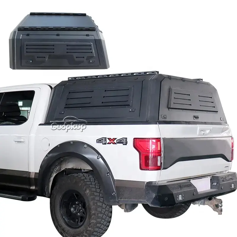 4x4 su geçirmez kamyonet gölgelik örtüsü alüminyum Hardtop Topper Camper Dodge Ram1500 Ford F150 Raptor