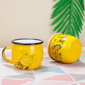 ถ้วยนมเซรามิกขนาด350มล. แก้วเคลือบสำหรับร้านกาแฟของขวัญทางธุรกิจคลาสสิกสมัยใหม่ปรับแต่งโลโก้ได้ - Product Image 3