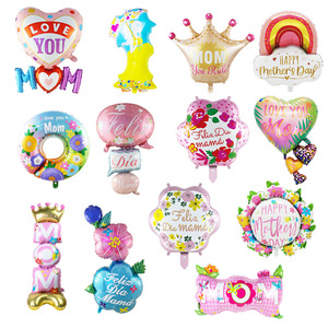 Nuevo Globo Grande <span class=keywords><strong>de</strong></span> Aluminio para el Día <span class=keywords><strong>de</strong></span> la Madre, Diseño <span class=keywords><strong>de</strong></span> Guirnalda con Corazón, Decoración Festiva para Mamá, Suministros al por <span class=keywords><strong>Mayor</strong></span> - Product Image 3