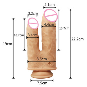 Enorme <span class=keywords><strong>vibrador</strong></span> de <span class=keywords><strong>doble</strong></span> consolador para <span class=keywords><strong>doble</strong></span> penetración Producto de vagina de <span class=keywords><strong>doble</strong></span> problema - Product Image 6