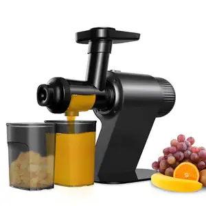 GDOR BPA Free Fruit Juicer Machines Slow Masticating Juicer Pulp Separated Quiet Motor Cold Press Juice Extractor