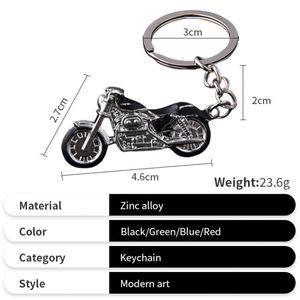 Porte-clés en forme de moto très vendus, cadeau promotionnel, porte-clés en métal vert pour les entreprises - Product Image 3