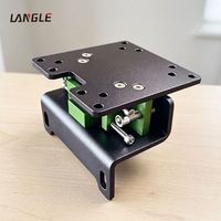Accessoires pour cockpit de simulation de course, kit de plaque de montage triangulaire VESA pour moniteur, supports de connexion pour simulateur de course, cadre en aluminium