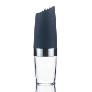 Moulin à sel et à poivre <span class=keywords><strong>automatique</strong></span> électrique miniature pour la cuisine, ensemble 2 en 1 avec étagère en acier inoxydable - Product Image 3