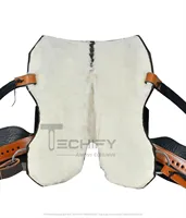 Selle de cheval western en cuir et bois faite à la main avec surpiqûres de qualité supérieure, taille et logo personnalisables, durable pour l'équitation en trail et l'entraînement