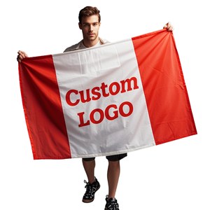 Banderas Promocionales Personalizadas de Oromo para Marketing <span class=keywords><strong>Web</strong></span>, Impresión Digital en Poliéster, Asta de Aluminio, Logotipo, 90x150cm, Personalizadas - Product Image 3