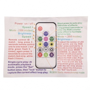 RF <strong>Wireless</strong> Mini <strong>LED</strong> Dream-color <strong>Led</strong> Module with 14-keys RF Remote <strong>Controller</strong> RGB Dimmer <strong>Controller</strong> - Product Image 2