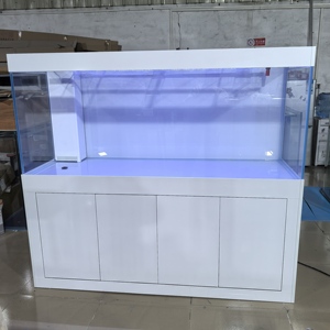 סיטונאי 250 להתאמה אישית 300 גלון אקווריום בית גדול לבן ברור זכוכית ארוונה עם מערכת סינון - Product Image 2
