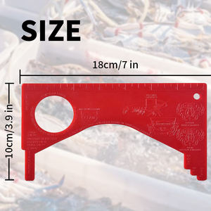 Règle de mesure du homard et du crabe phosphorescent de 7 pouces - Product Image 3