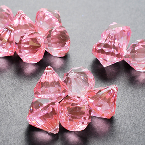 Perline sfaccettate a goccia in acrilico con diamante nero per il fornitore del partito - Product Image 4