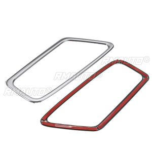 2X Cubierta Decorativa para Rejilla de Ventilación del Salpicadero del Coche, Adhesivo de Acero Inoxidable para Geely Atlas Boyue Emgrand NL-3 Proton X70 2017 2018 2019 - Product Image 4