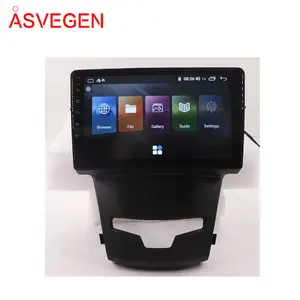 Android10.0 Auto Multimedia Player Car Stereo Lettore DVD Per Ssangyong Korando 2014-2018 con il Wifi BT Playstore GPS