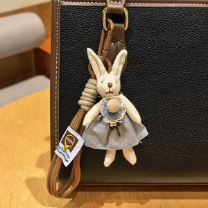 Llavero de conejo de tela 3D de peluche con luz, diseño de animal, para coche, teléfono, bolso de mujer, accesorio de tela, 2026 - Product Image 6