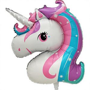 Globo de Unicornio de 44 Pulgadas (111 cm) de Aluminio para Fiestas, Día de la Madre, Graduación, Año Nuevo Chino, Regreso a Clases, Día de San Valentín - Product Image 1