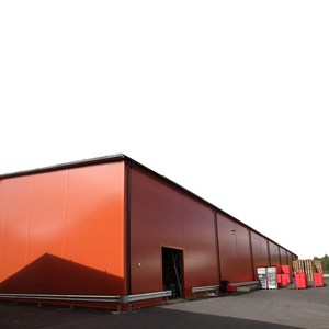 Kit de hangar de stockage moderne en structure légère préfabriquée en acier avec panneaux sandwich, garantie de plus de <span class=keywords><strong>5</strong></span> ans pour usage en entrepôt - Product Image 1