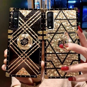 Nuovo arrivo TPU Luxury Glitter Bling con supporto ad anello Rose Flower Print <span class=keywords><strong>Cover</strong></span> Phone Caser per <span class=keywords><strong>Samsung</strong></span> A12 A51 <span class=keywords><strong>A70</strong></span> A73 A32 A03S - Product Image 6