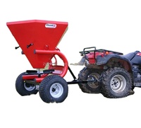 Épandeurs d'engrais pour graines d'herbe salée pour tracteurs et VTT/UTV