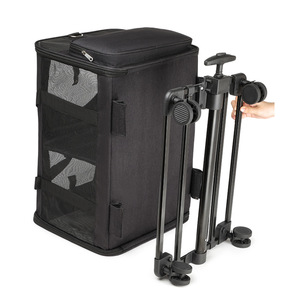 Bolsa con ruedas para mascotas, bolsa de transporte para mascotas con ruedas, aprobada por avión, 2 mascotas, bolsa de transporte multifunción para perros y gatos - Product Image 5