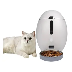 Remote Control Automatic Vacuum PET Feeder Keep Food Fresh Dog Bowls Cat Food Feeder White OEM Service